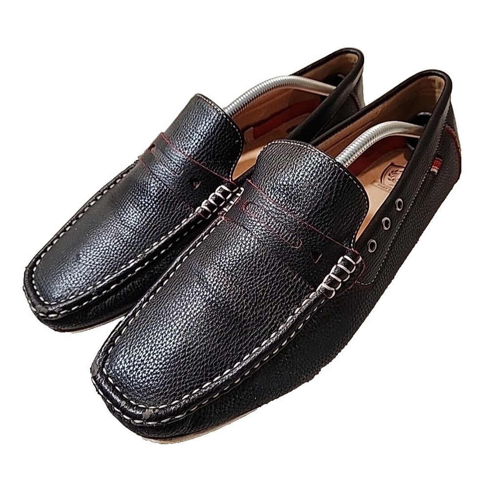 PHAT Farm Comfort Tech Black Driving Loafers Mens Shoes Size US 12 M